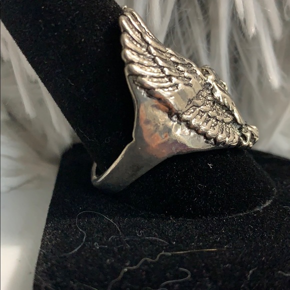 Silver Eagle Ring - Picture 4 of 6